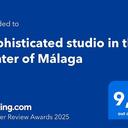 Sophisticated Studio In The Center Of マラガ エクステリア 写真
